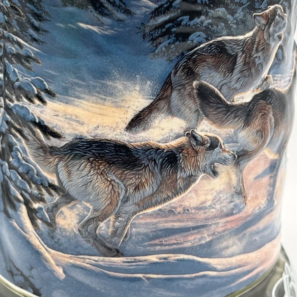 VTG Budweiser 2000 3D Mug The Wolf Pack Series Run For The Moment Stein CS471 - Picture 11 of 16
